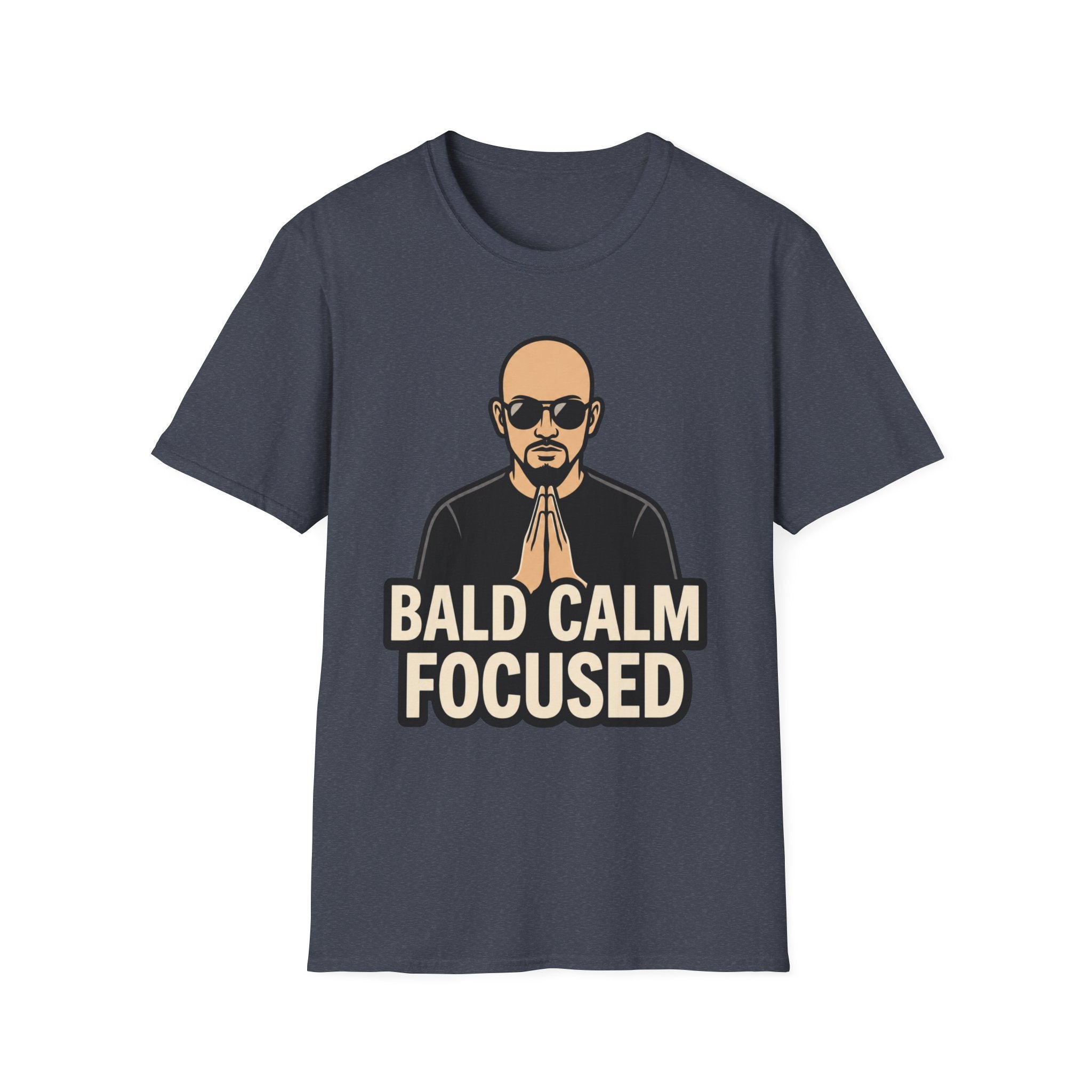 Bald Calm Focused Monk T‑Shirt