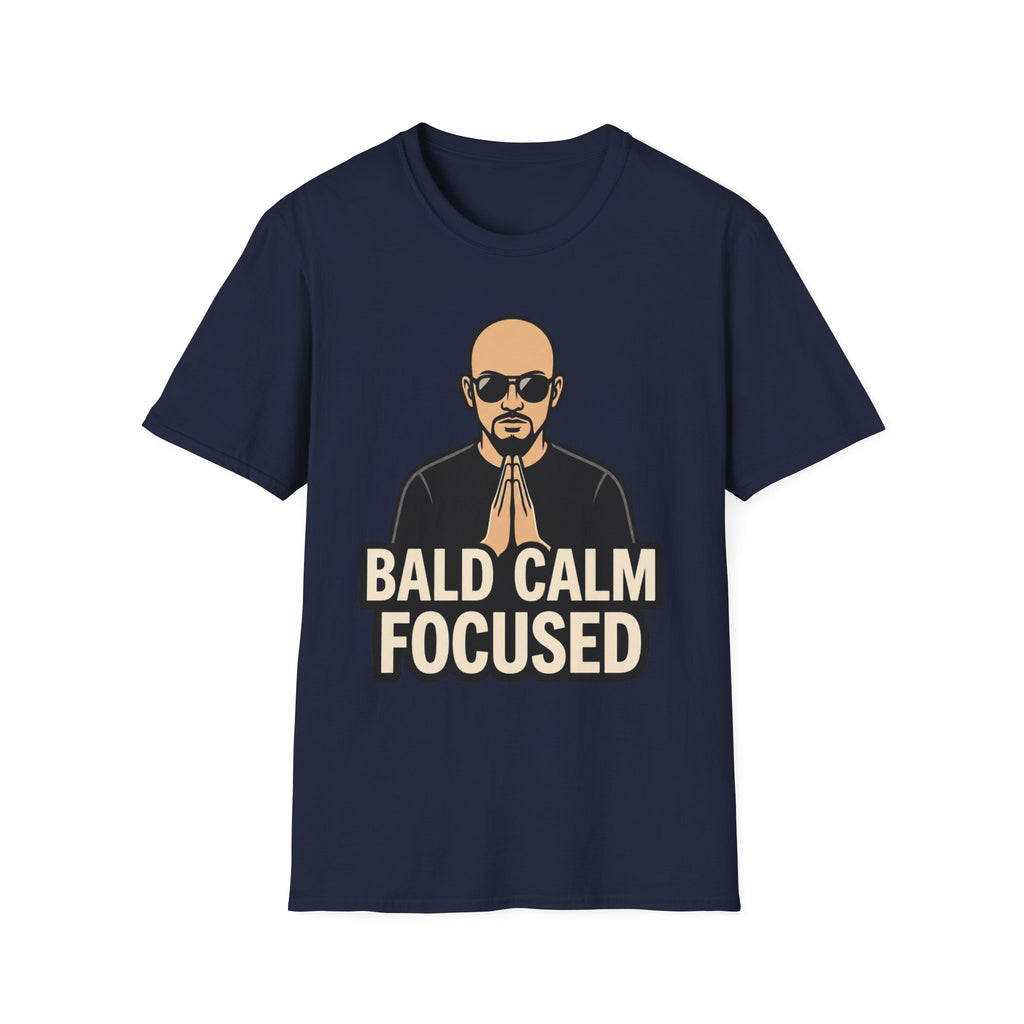Bald Calm Focused Monk T‑Shirt