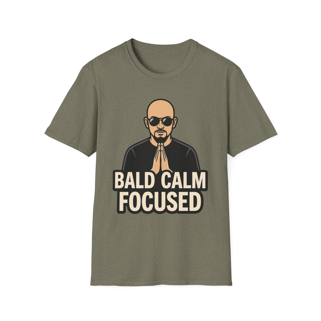 Bald Calm Focused Monk T‑Shirt