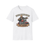 100 Percent Hardcore 0 Percent Hair Biker T‑Shirt