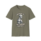 The Chrome Fortress Monk T‑Shirt