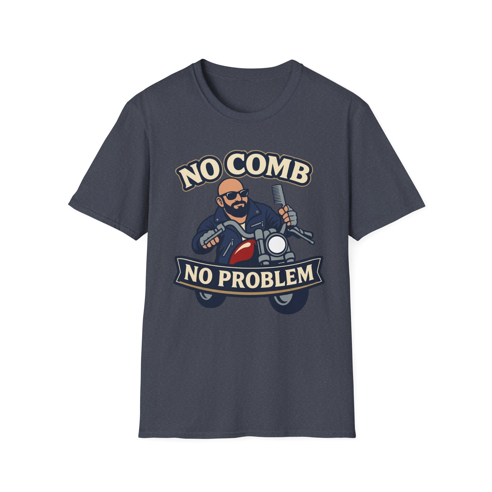 No Comb No Problem Biker T‑Shirt