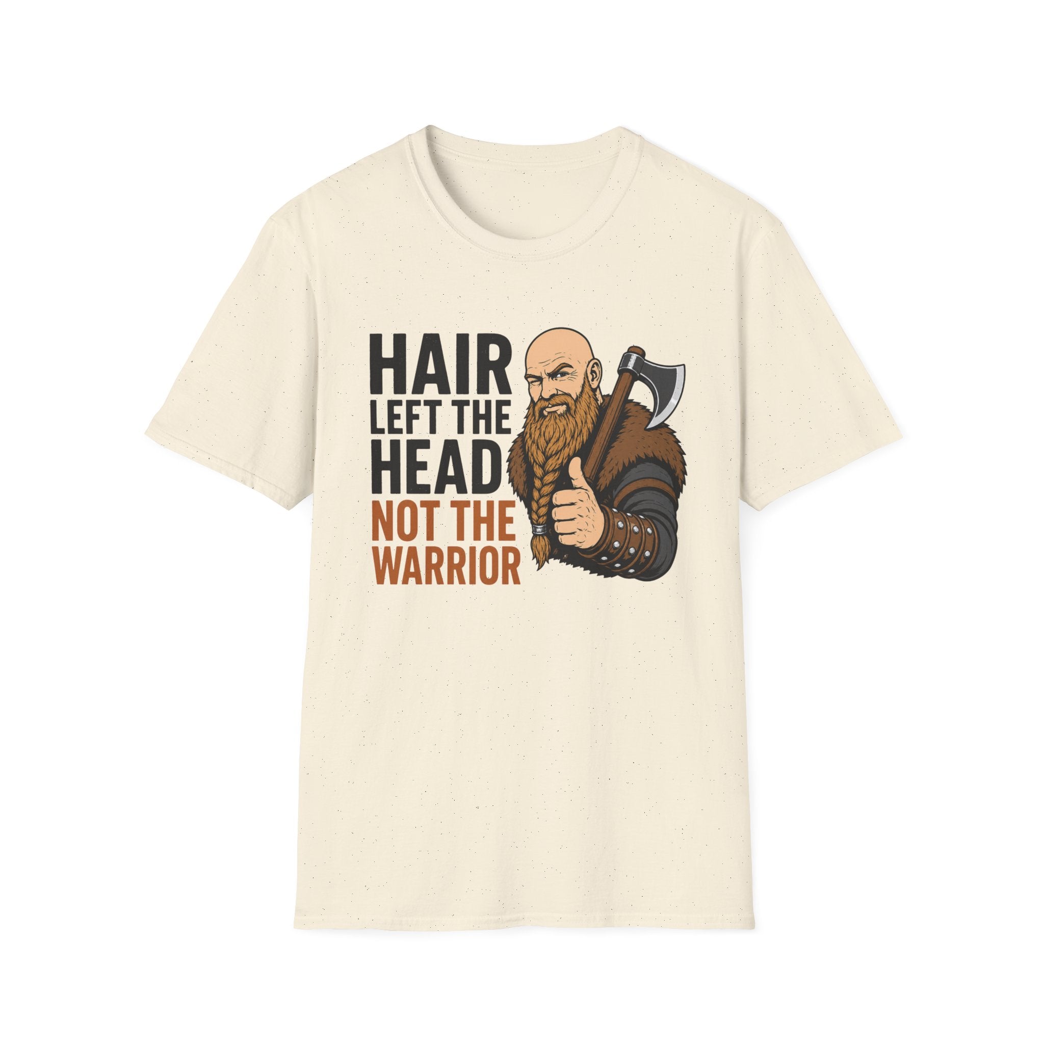 Hair Left The Head Not The Warrior T‑Shirt