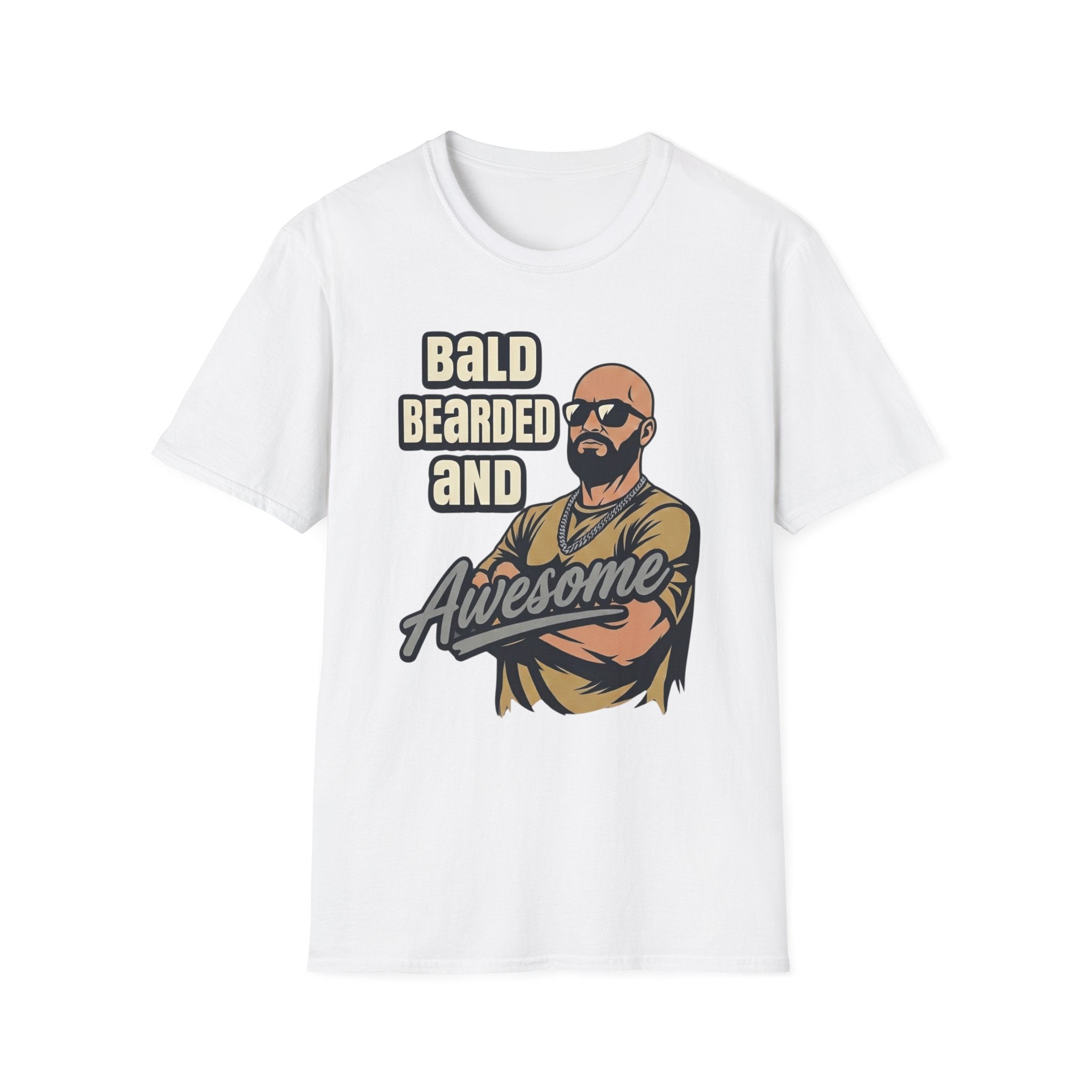 Bald Bearded and Awesome Player T‑Shirt