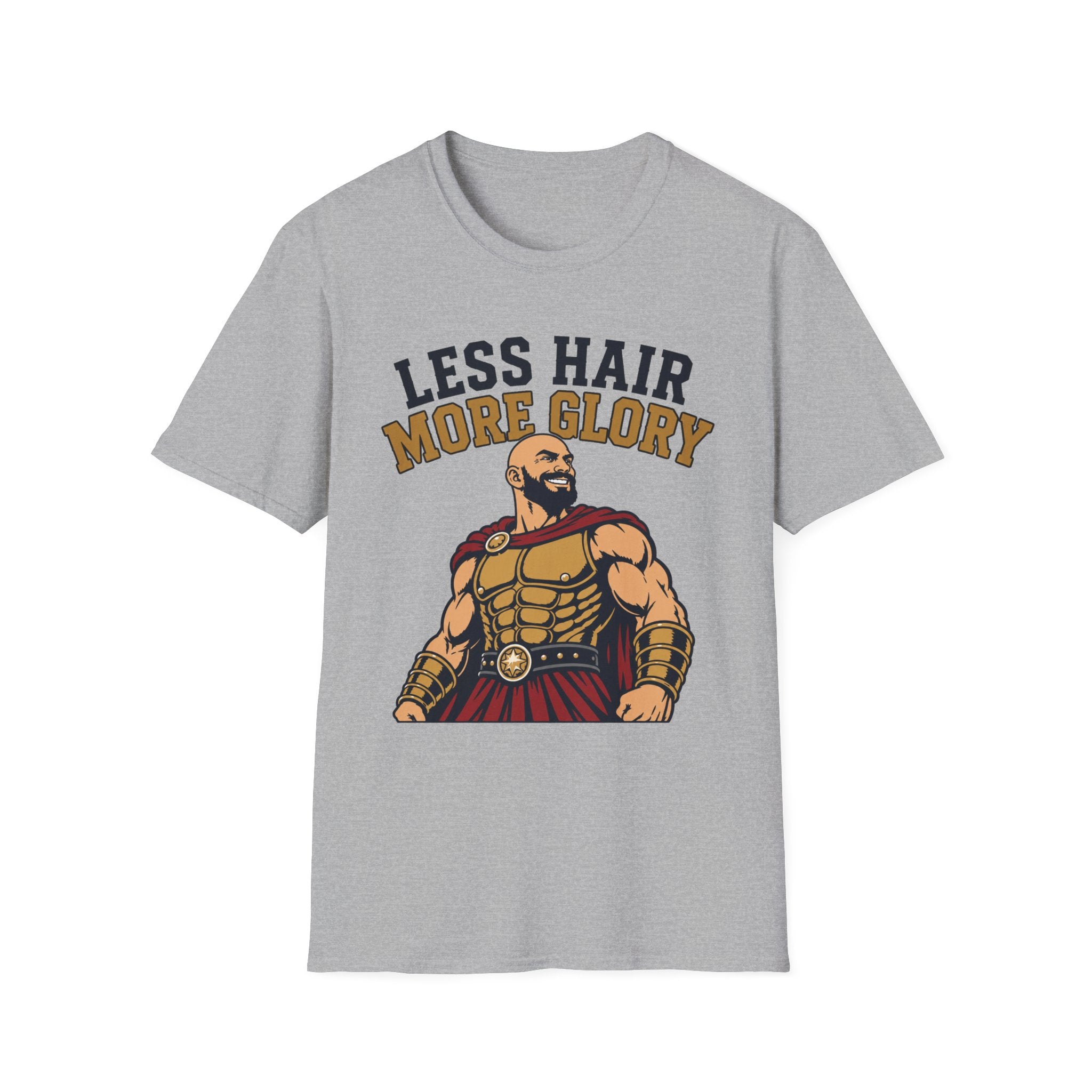 Less Hair More Glory Spartan T‑Shirt