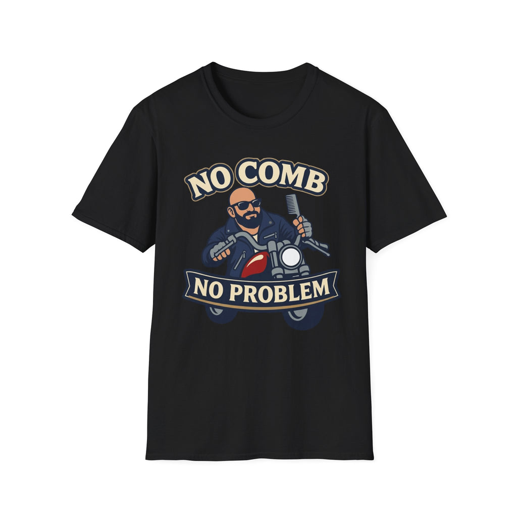 No Comb No Problem Biker T‑Shirt