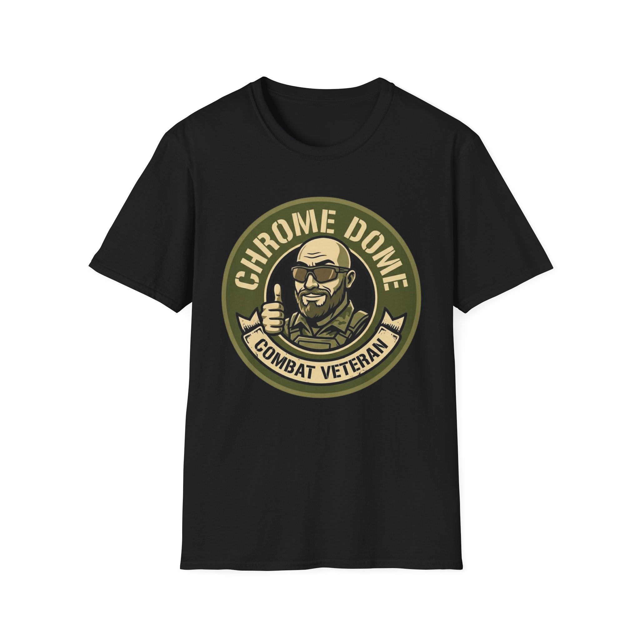 Chrome Dome Military T‑Shirt