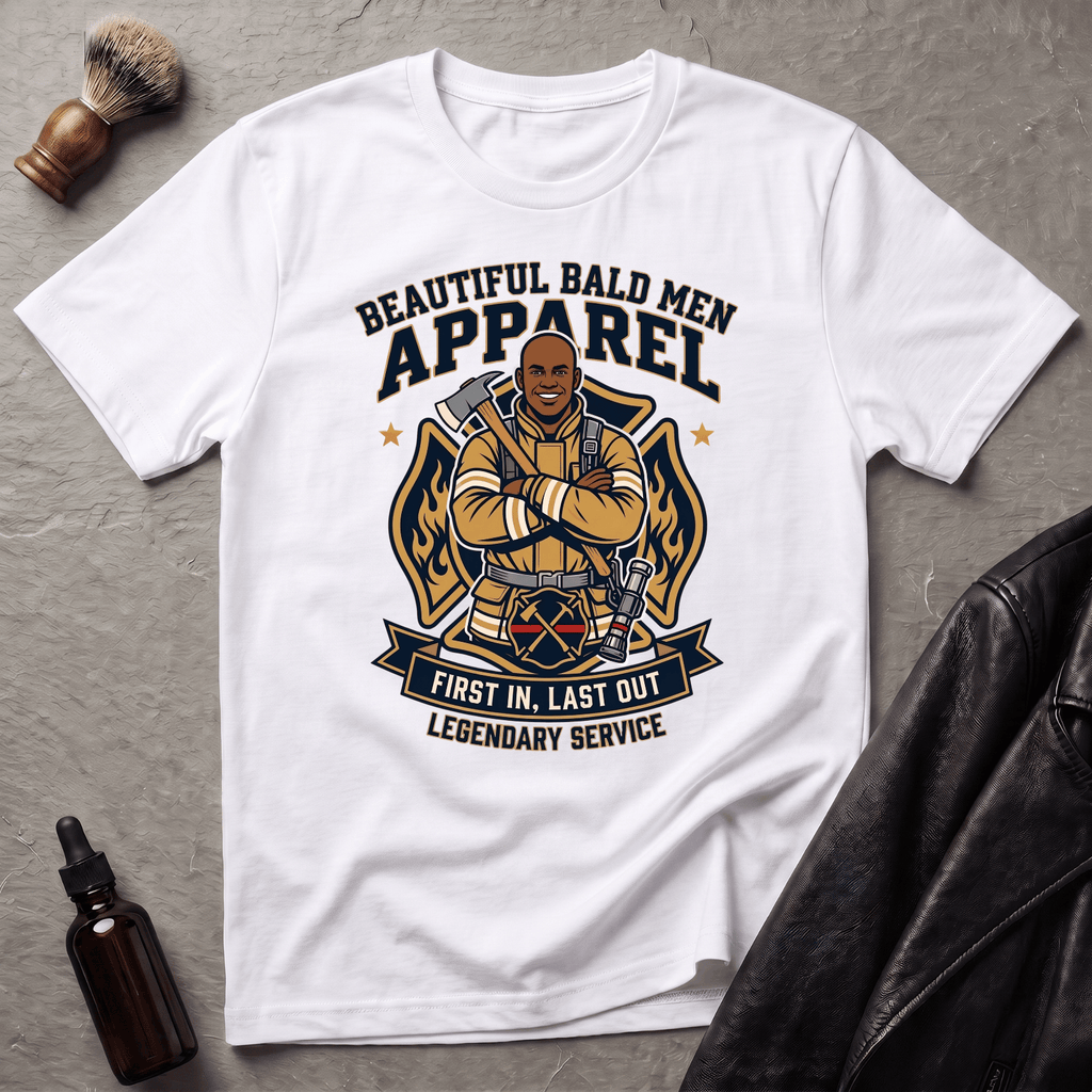 Firemen First In Last Out Version #2 T-Shirt