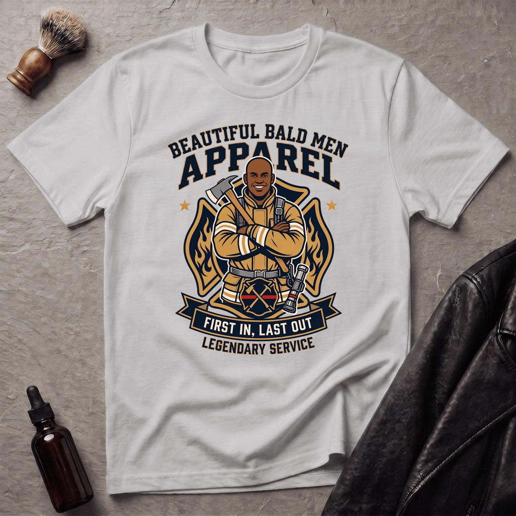 Firemen First In Last Out Version #2 T-Shirt
