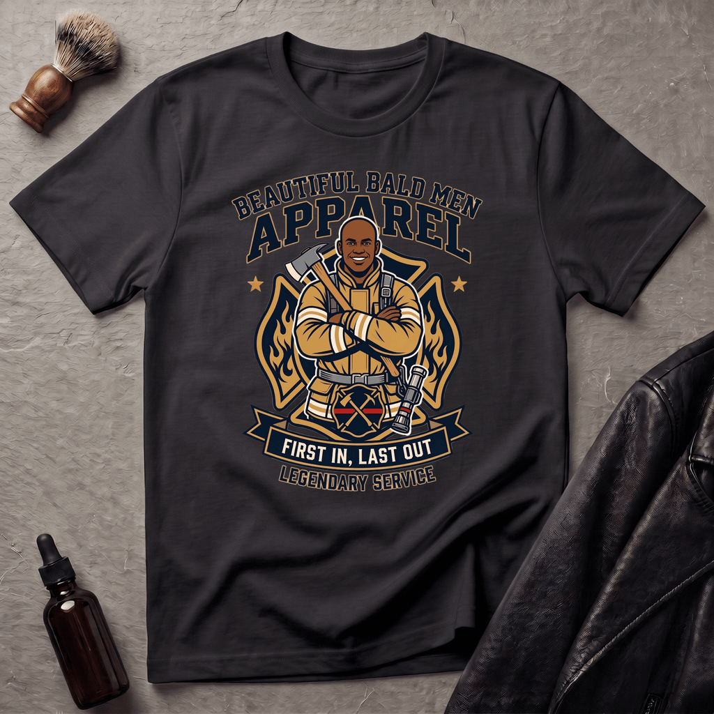 Firemen First In Last Out Version #2 T-Shirt