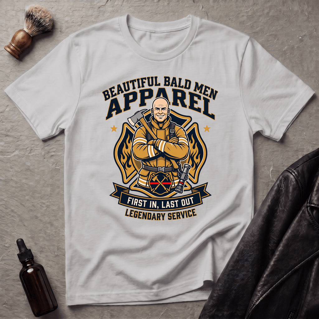 Firemen First In Last Out Version #2 T-Shirt