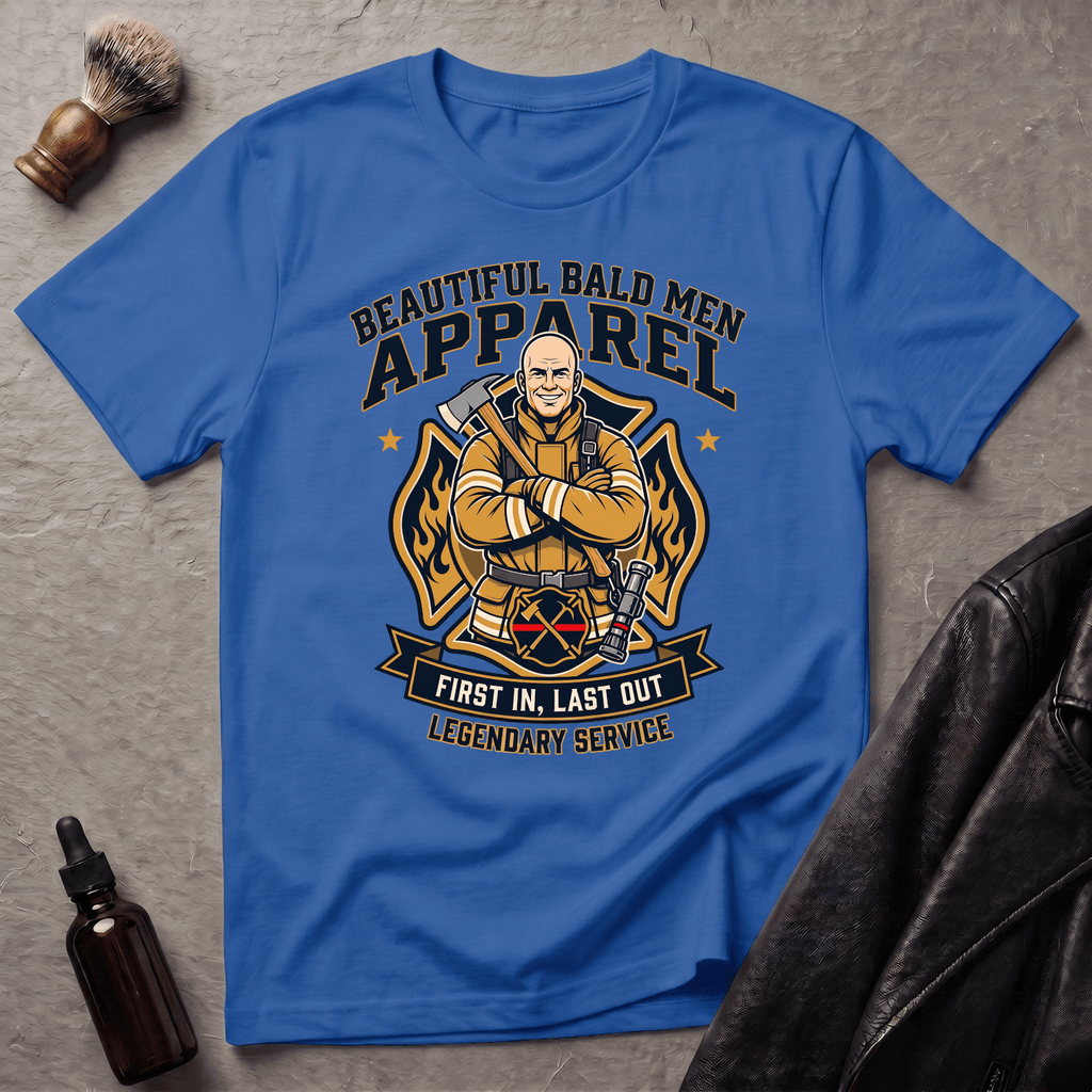 Firemen First In Last Out Version #2 T-Shirt