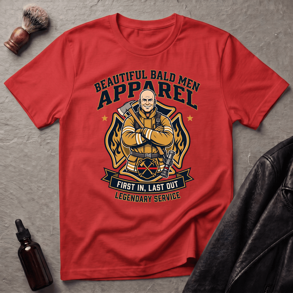 Firemen First In Last Out Version #2 T-Shirt