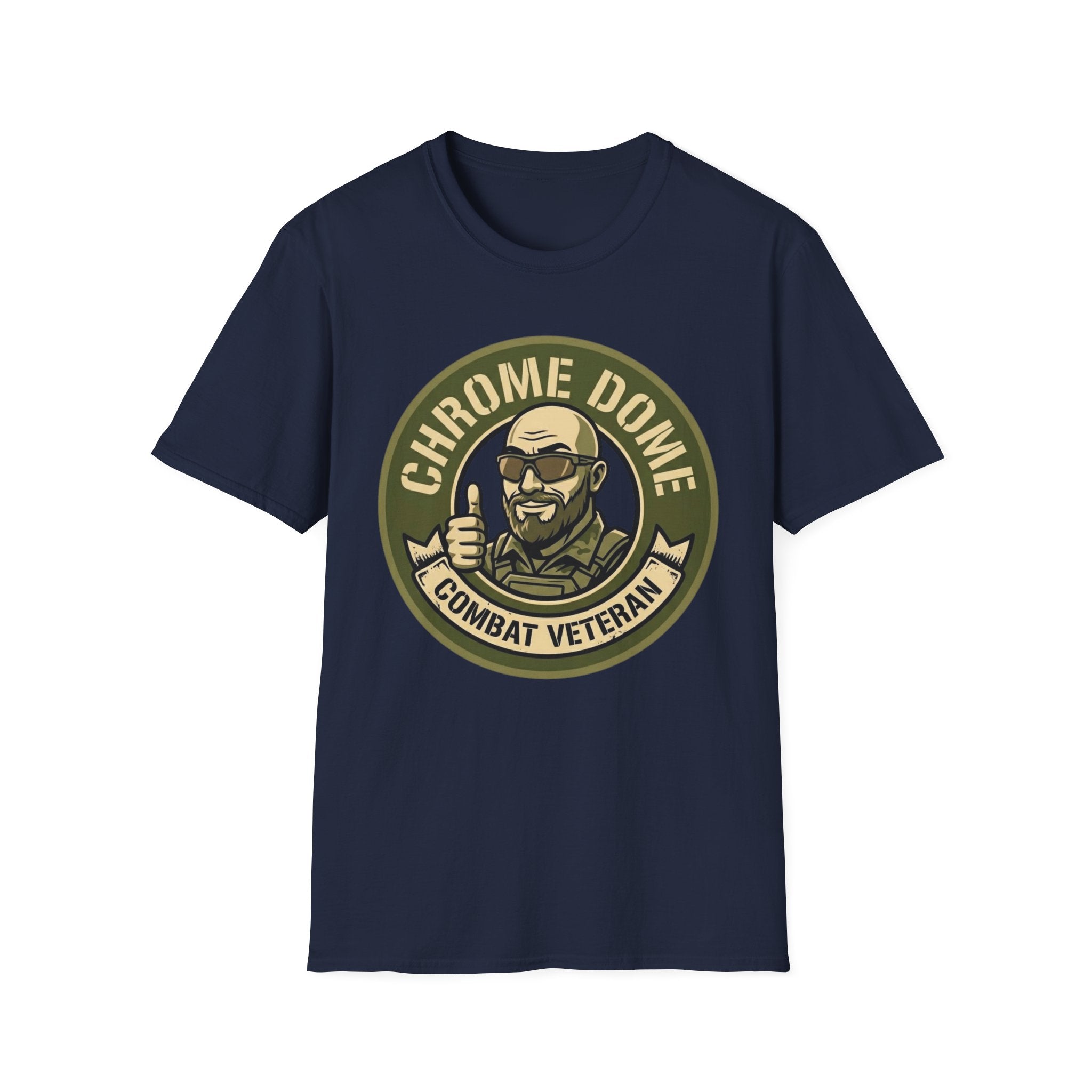 Chrome Dome Military T‑Shirt
