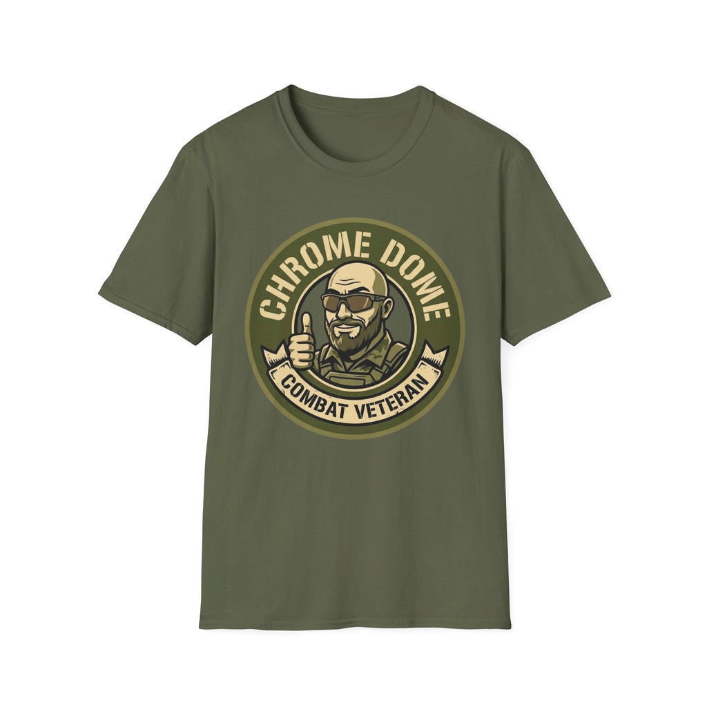 Chrome Dome Military T‑Shirt