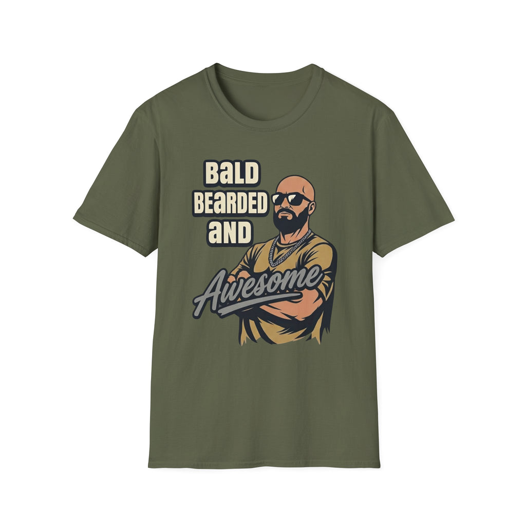 Bald Bearded and Awesome Player T‑Shirt