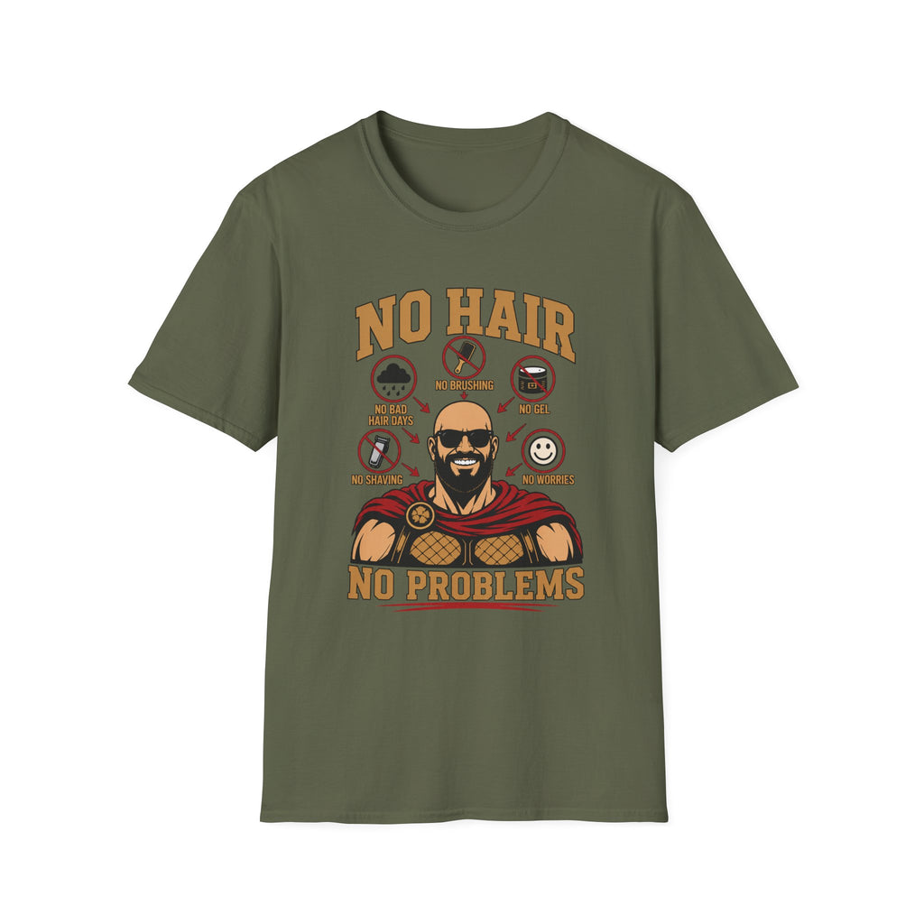 No Hair No Problems Spartan T‑Shirt