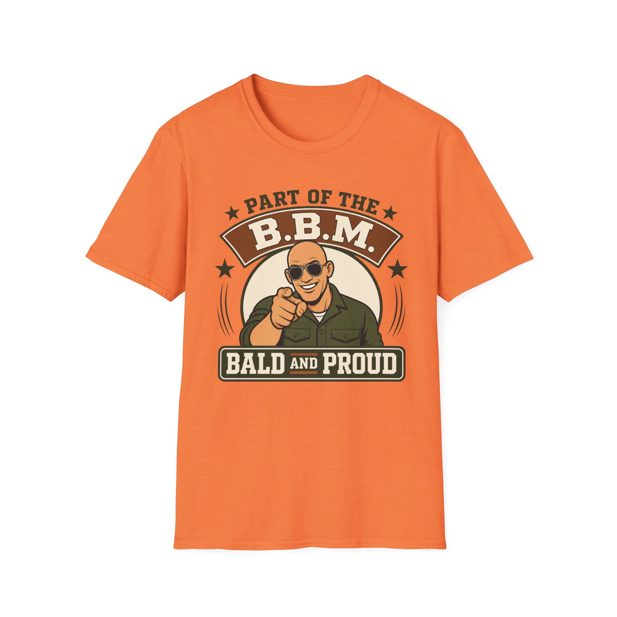 Bald and Proud Version #2 Military T‑Shirt