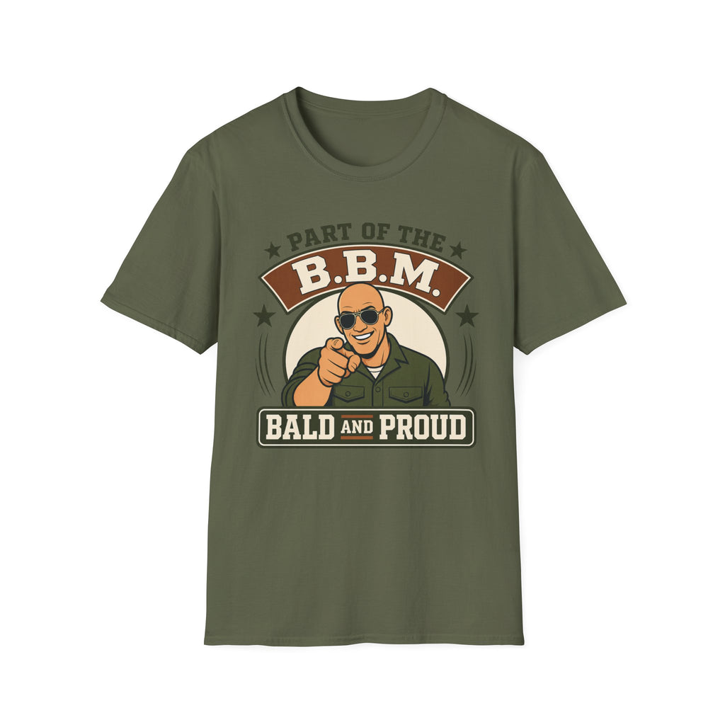 Bald and Proud Version #2 Military T‑Shirt