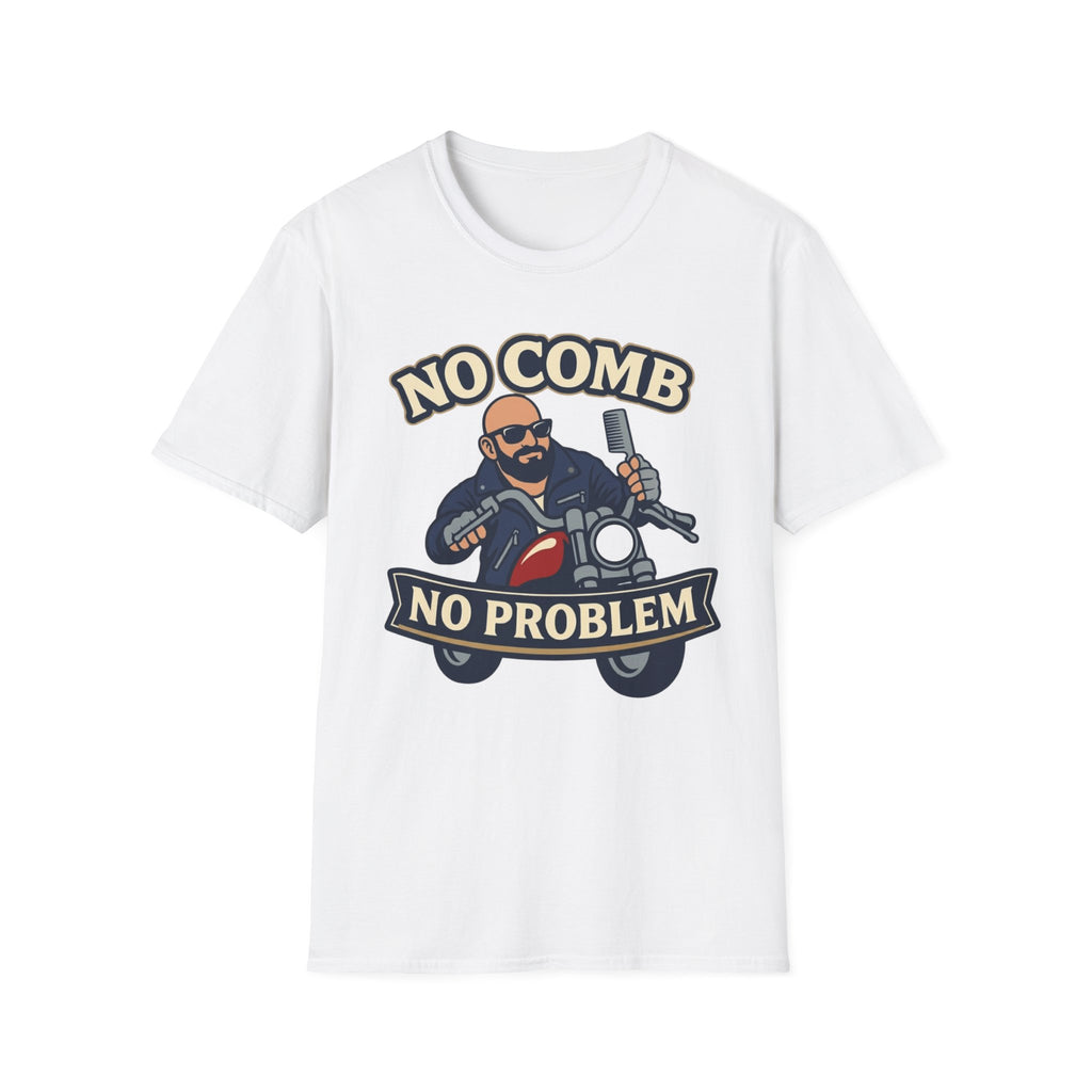 No Comb No Problem Biker T‑Shirt