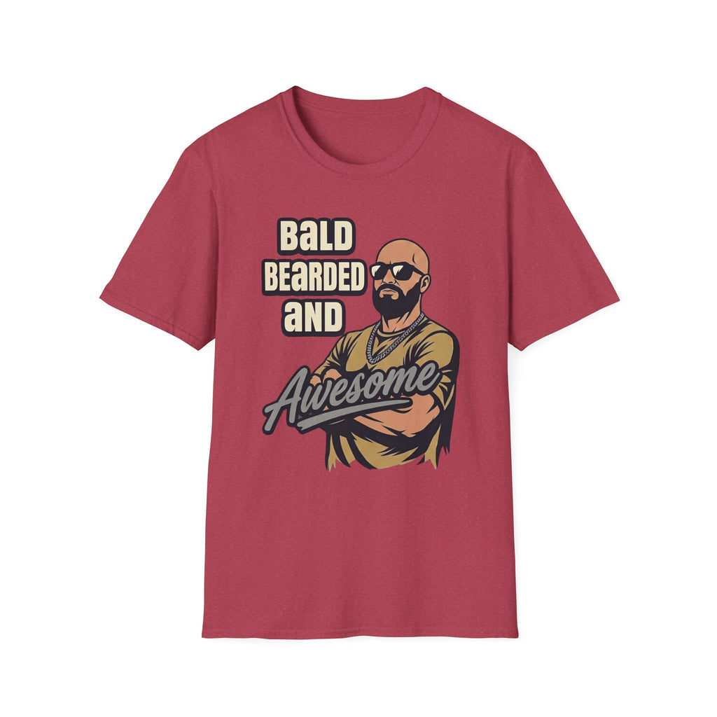 Bald Bearded and Awesome Player T‑Shirt