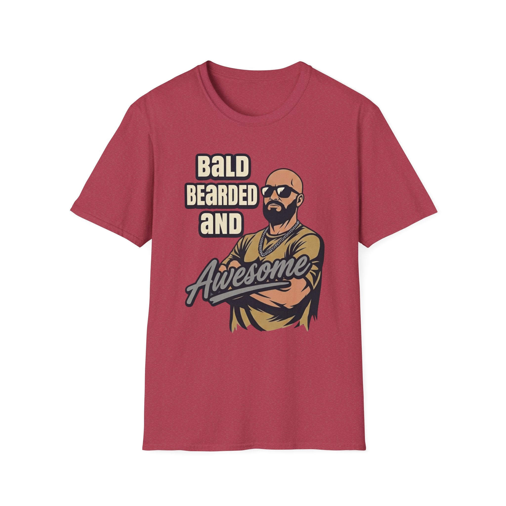 Bald Bearded and Awesome Player T‑Shirt