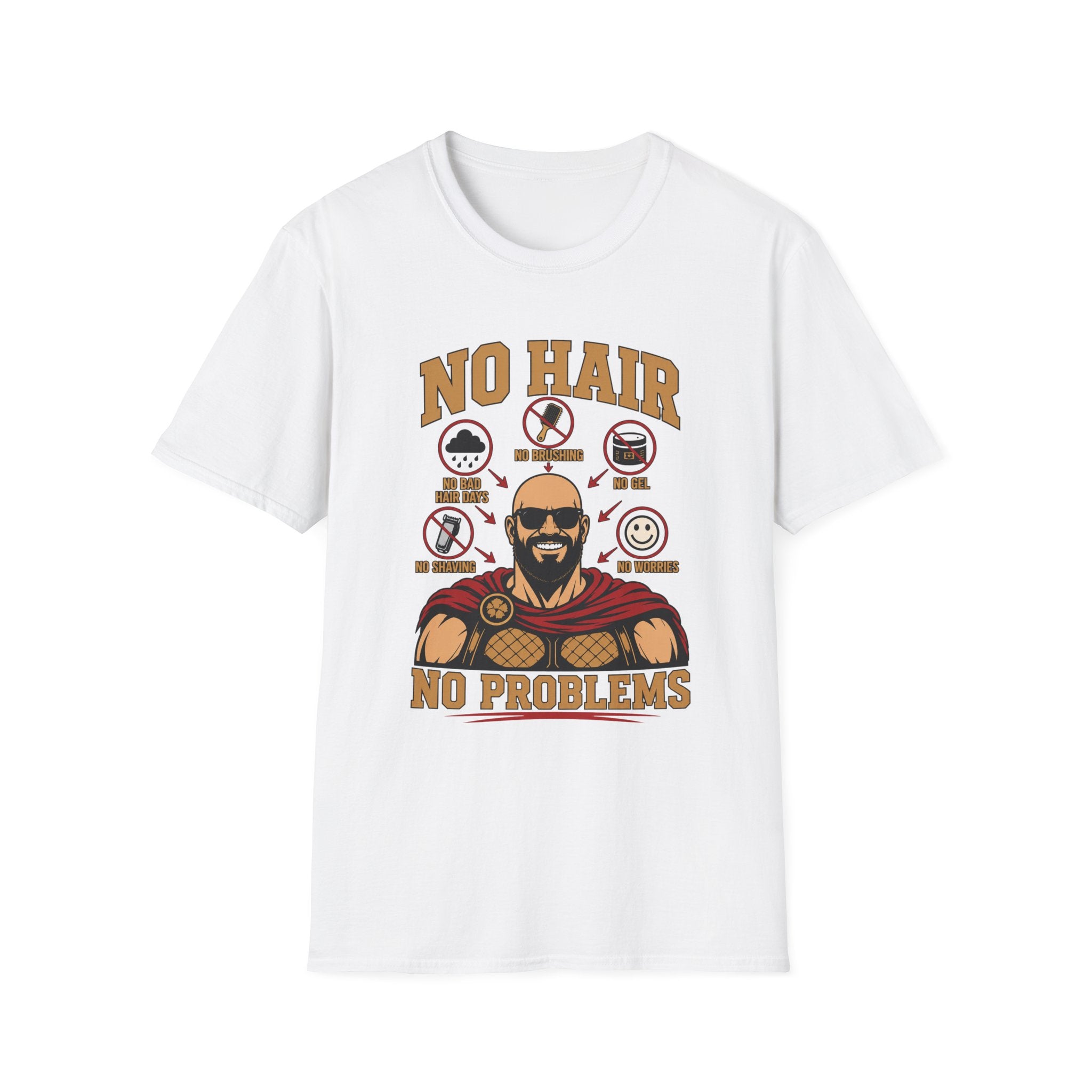 No Hair No Problems Spartan T‑Shirt