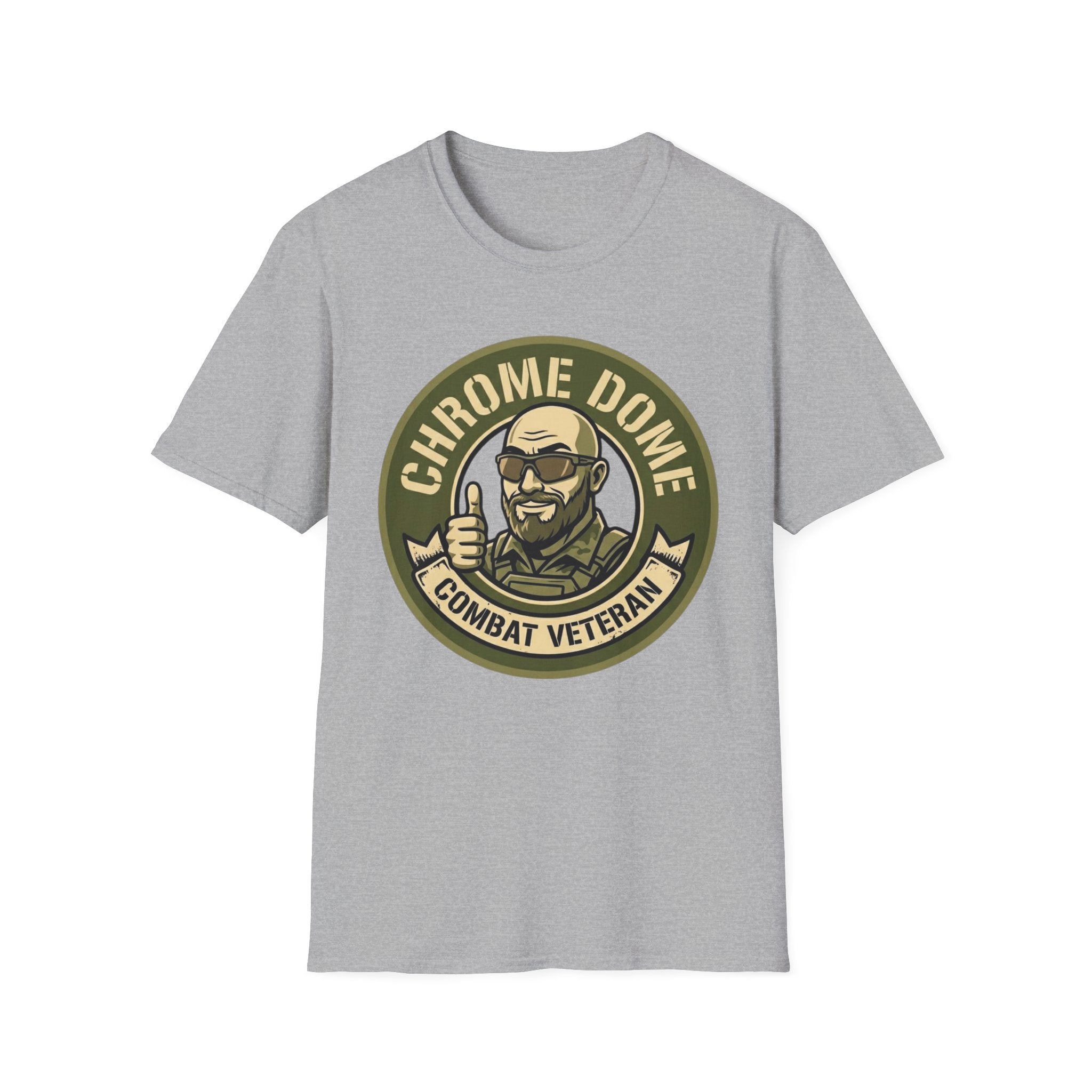 Chrome Dome Military T‑Shirt
