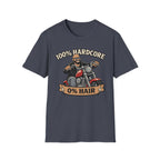 100 Percent Hardcore 0 Percent Hair Biker T‑Shirt