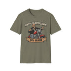 100 Percent Hardcore 0 Percent Hair Biker T‑Shirt