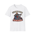 Chrome Dome On The Chrome Biker T‑Shirt