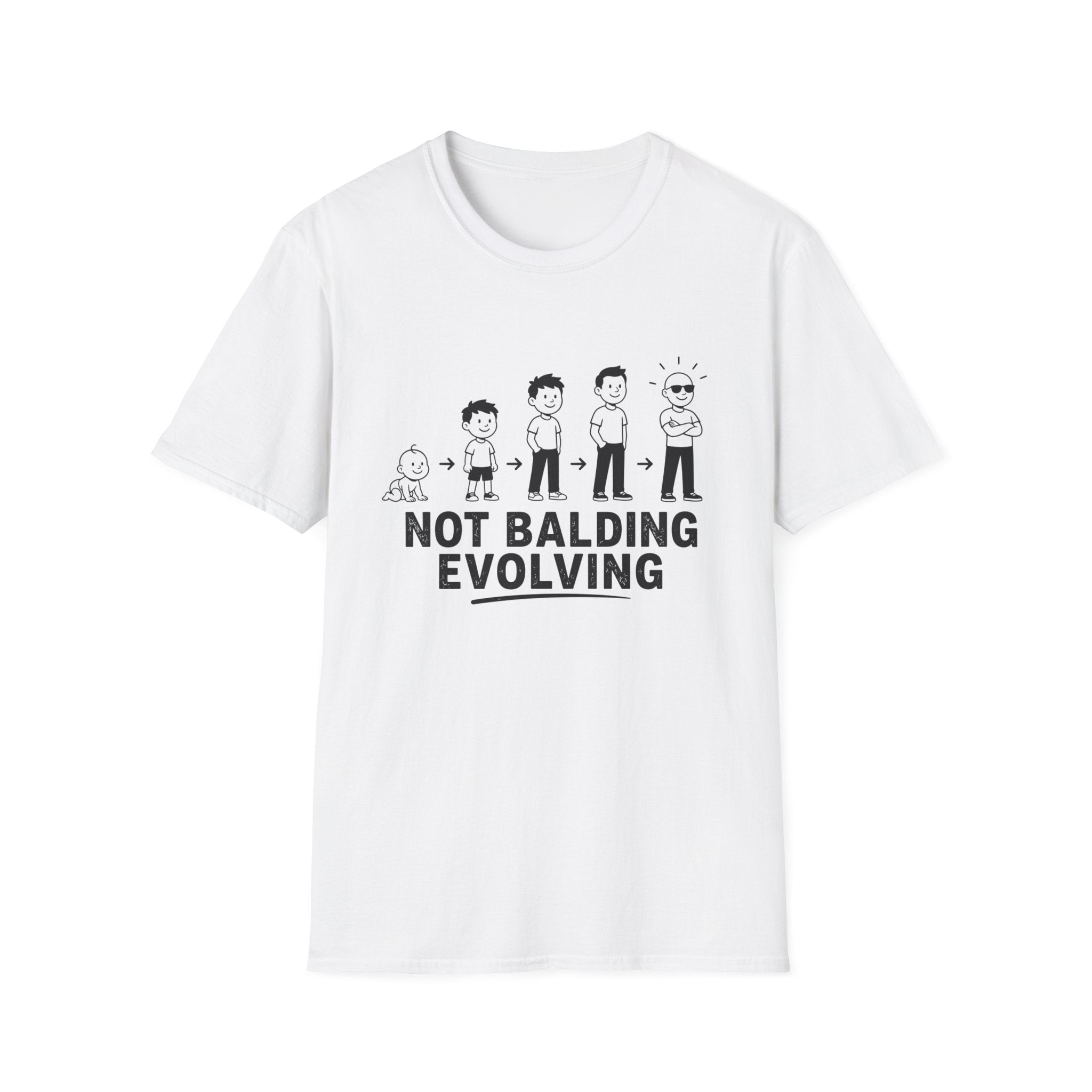 Not Balding Evolving - T-Shirt