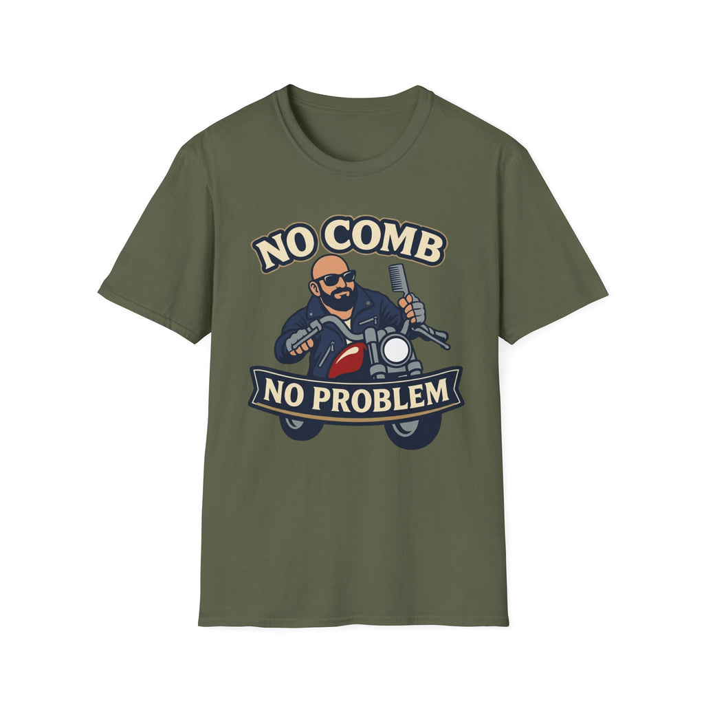No Comb No Problem Biker T‑Shirt