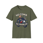 No Comb No Problem Biker T‑Shirt