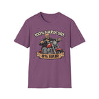 100 Percent Hardcore 0 Percent Hair Biker T‑Shirt