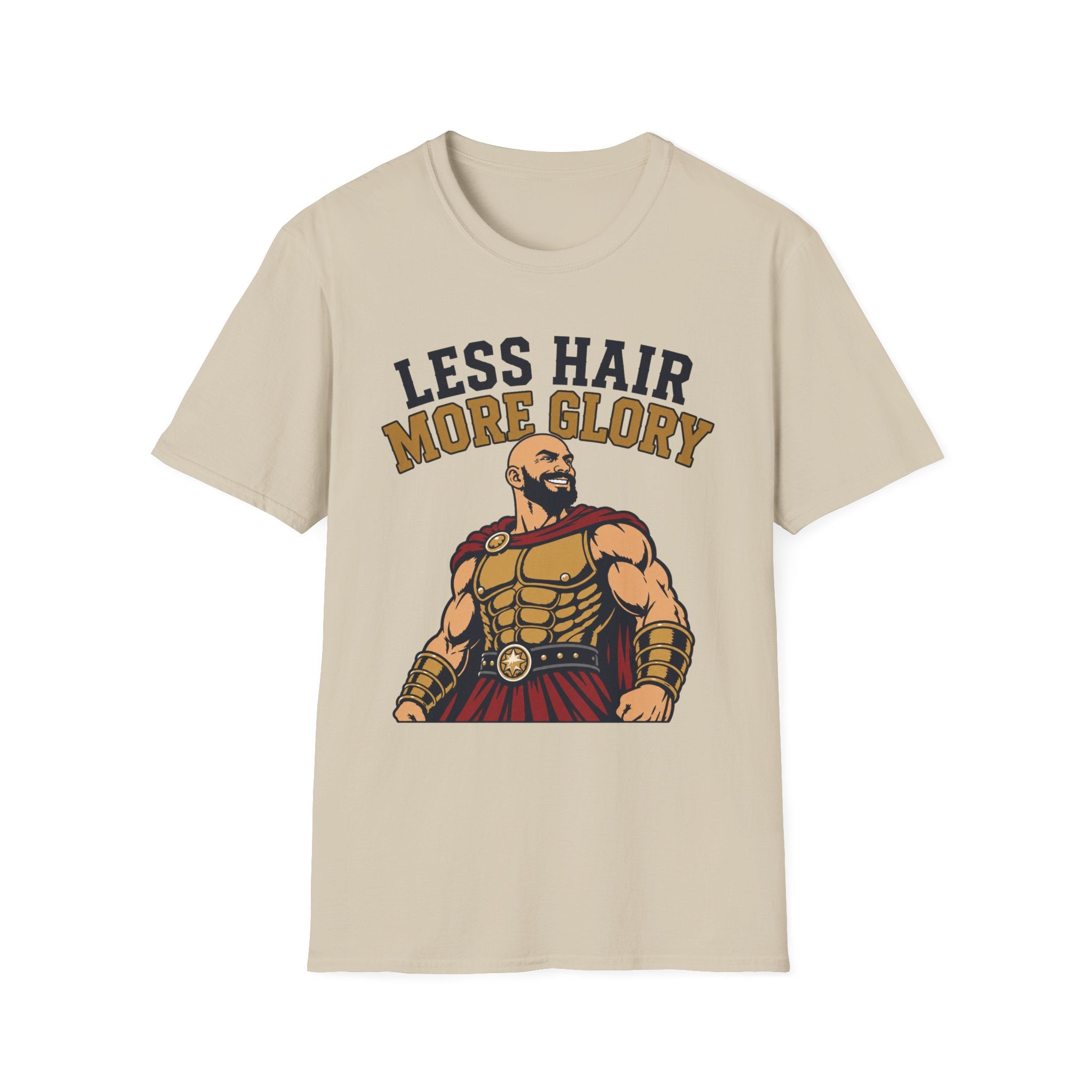 Less Hair More Glory Spartan T‑Shirt