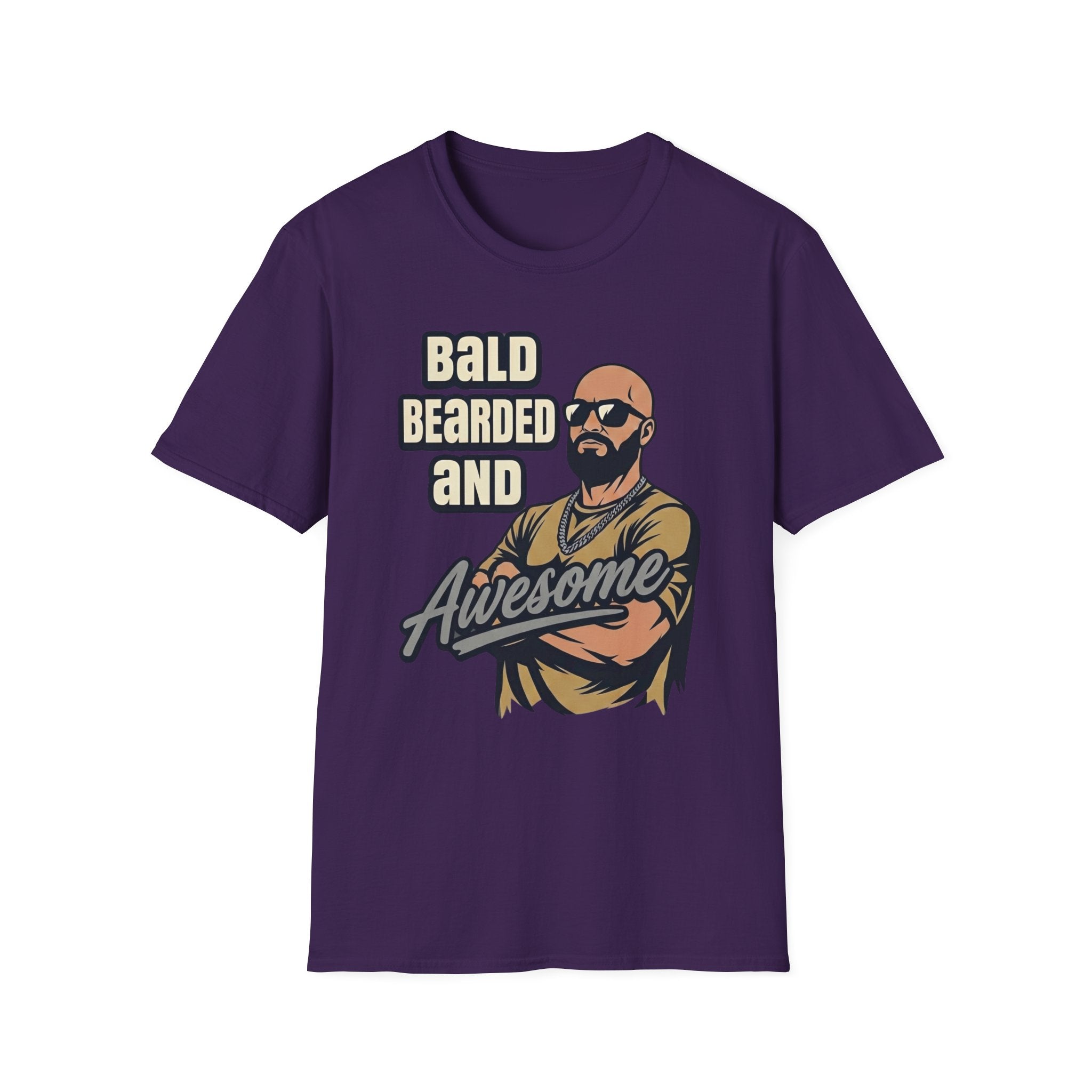 Bald Bearded and Awesome Player T‑Shirt
