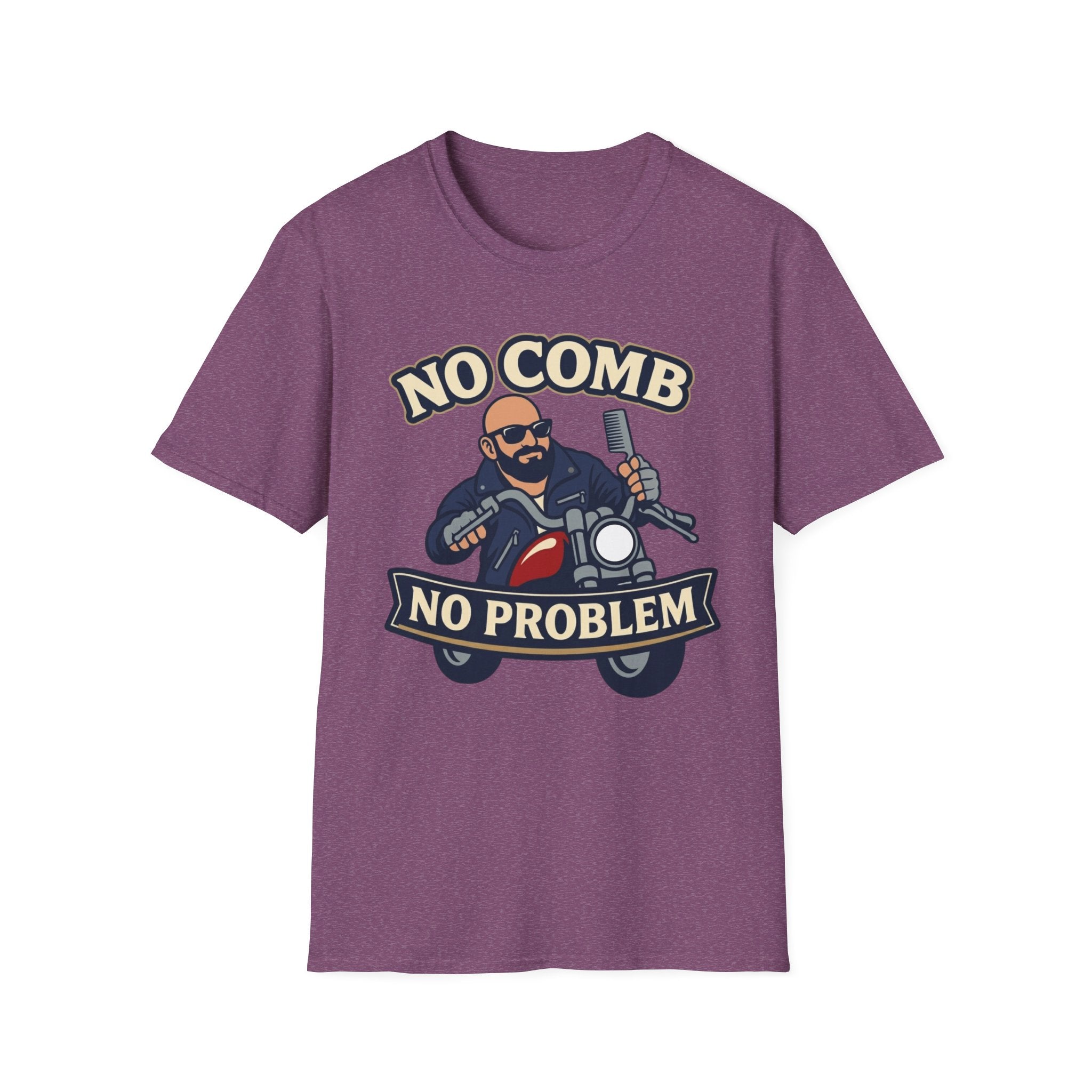 No Comb No Problem Biker T‑Shirt
