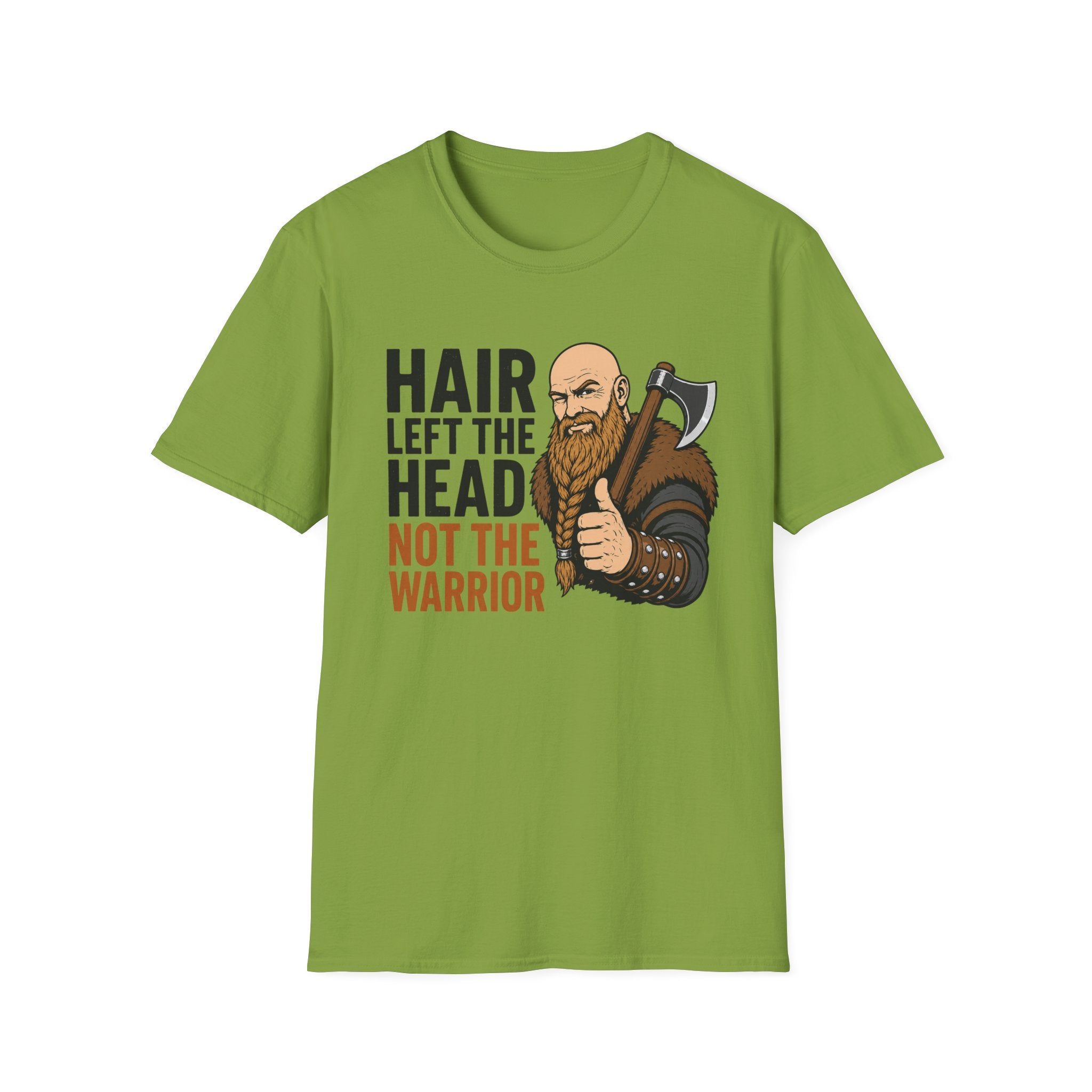 Hair Left The Head Not The Warrior T‑Shirt
