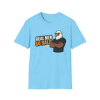 Real Men Go Bald Eagle T‑Shirt