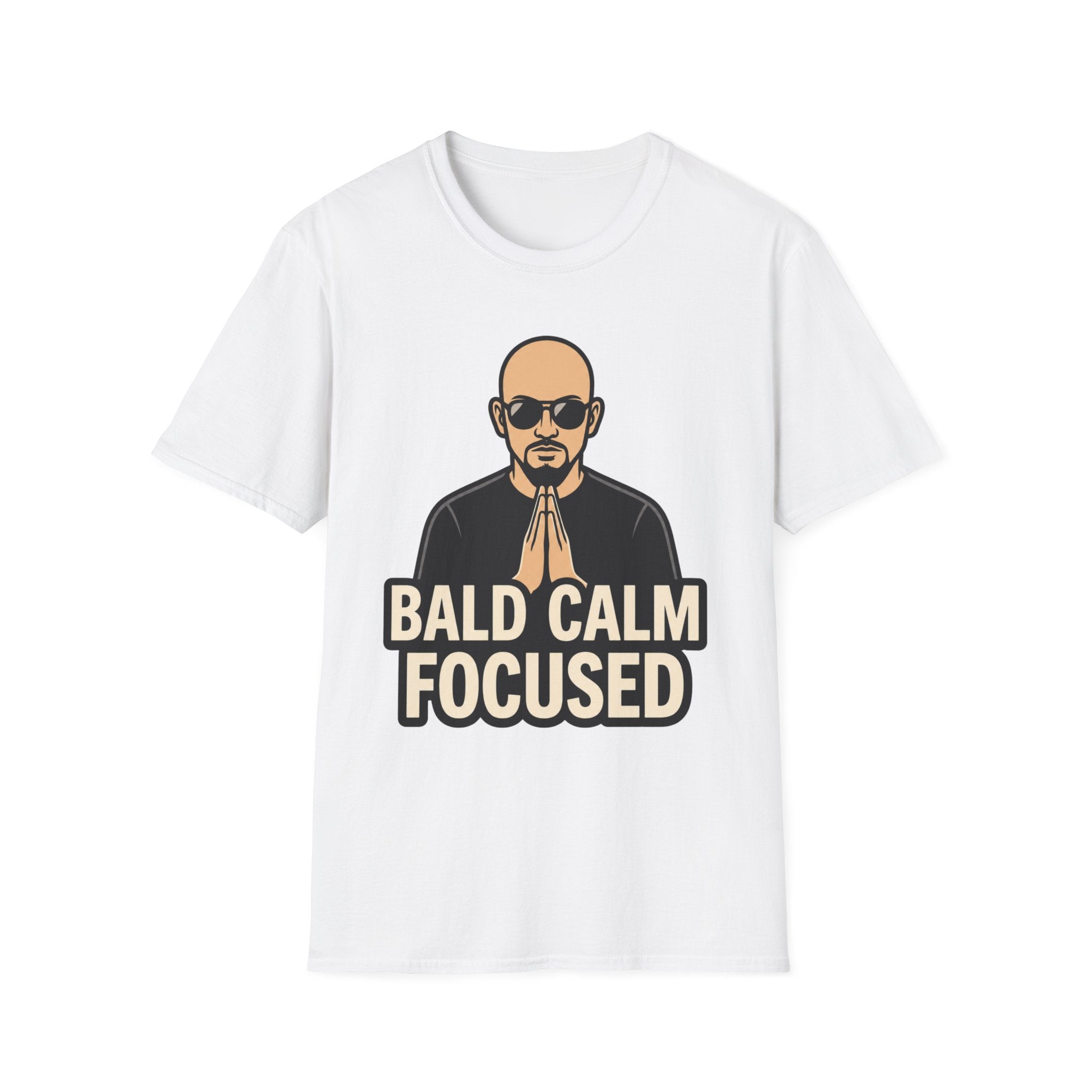 Bald Calm Focused Monk T‑Shirt