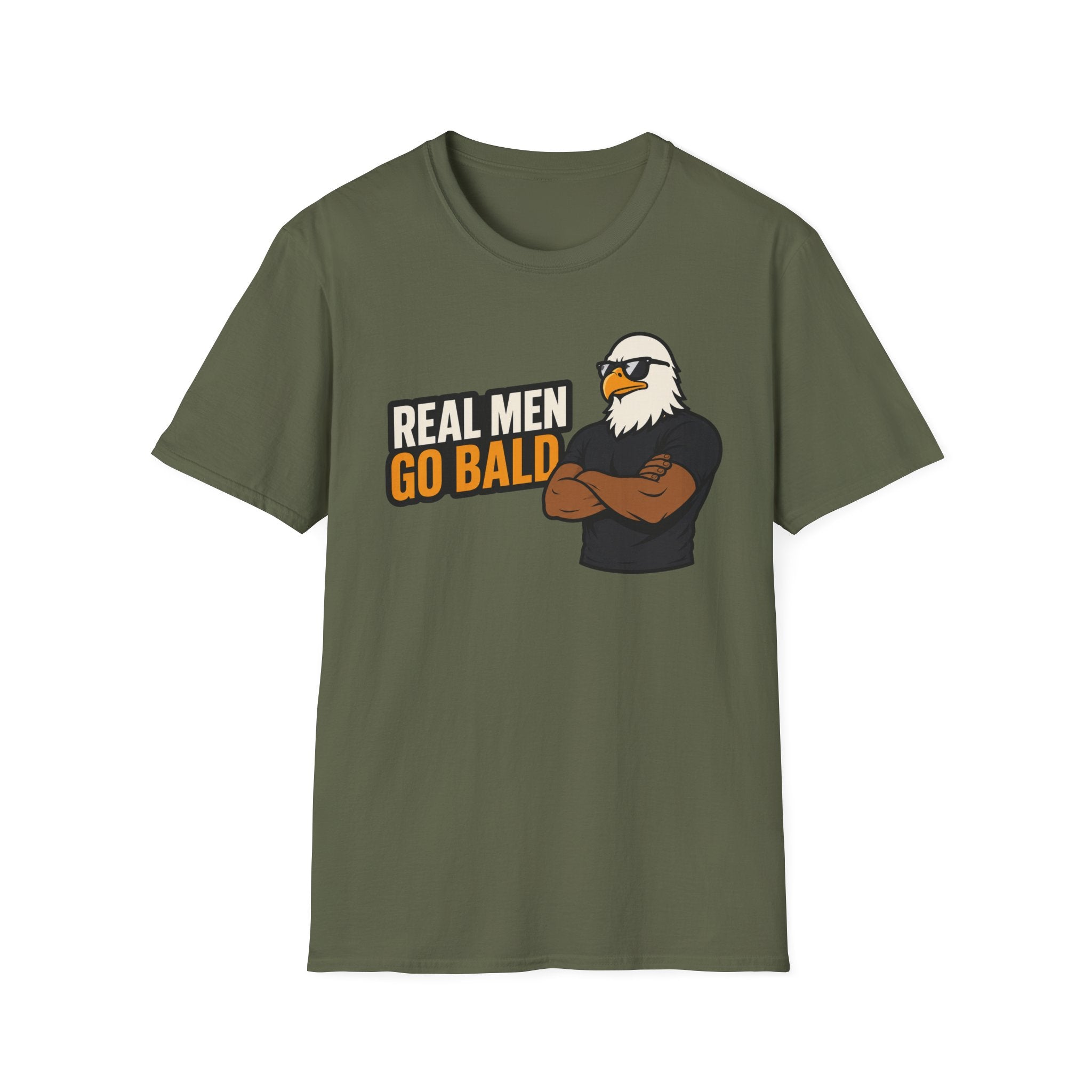 Real Men Go Bald Eagle T‑Shirt
