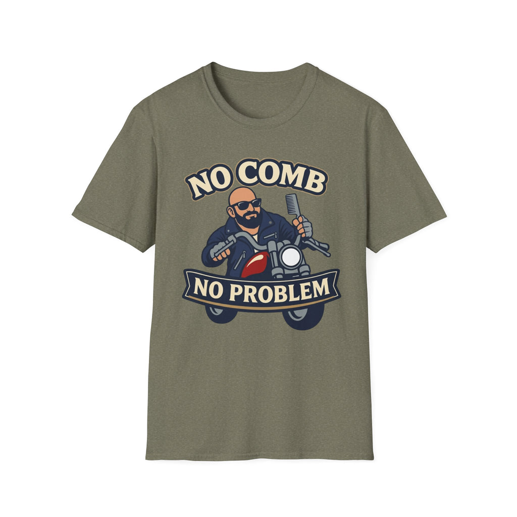 No Comb No Problem Biker T‑Shirt