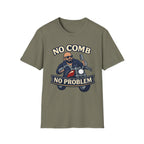 No Comb No Problem Biker T‑Shirt