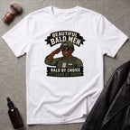 Bald By Choice Version #1 Military T‑Shirt