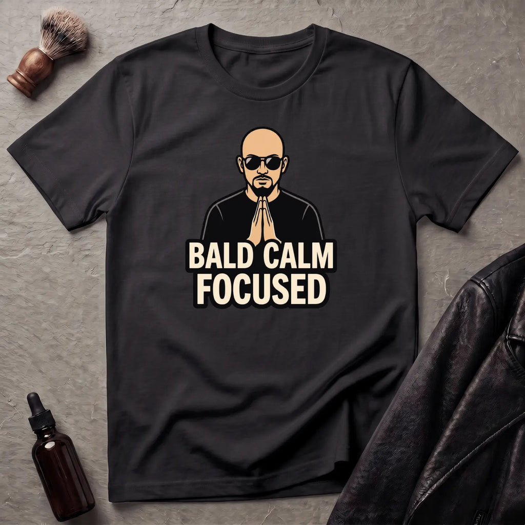 Bald Calm Focused Monk T‑Shirt