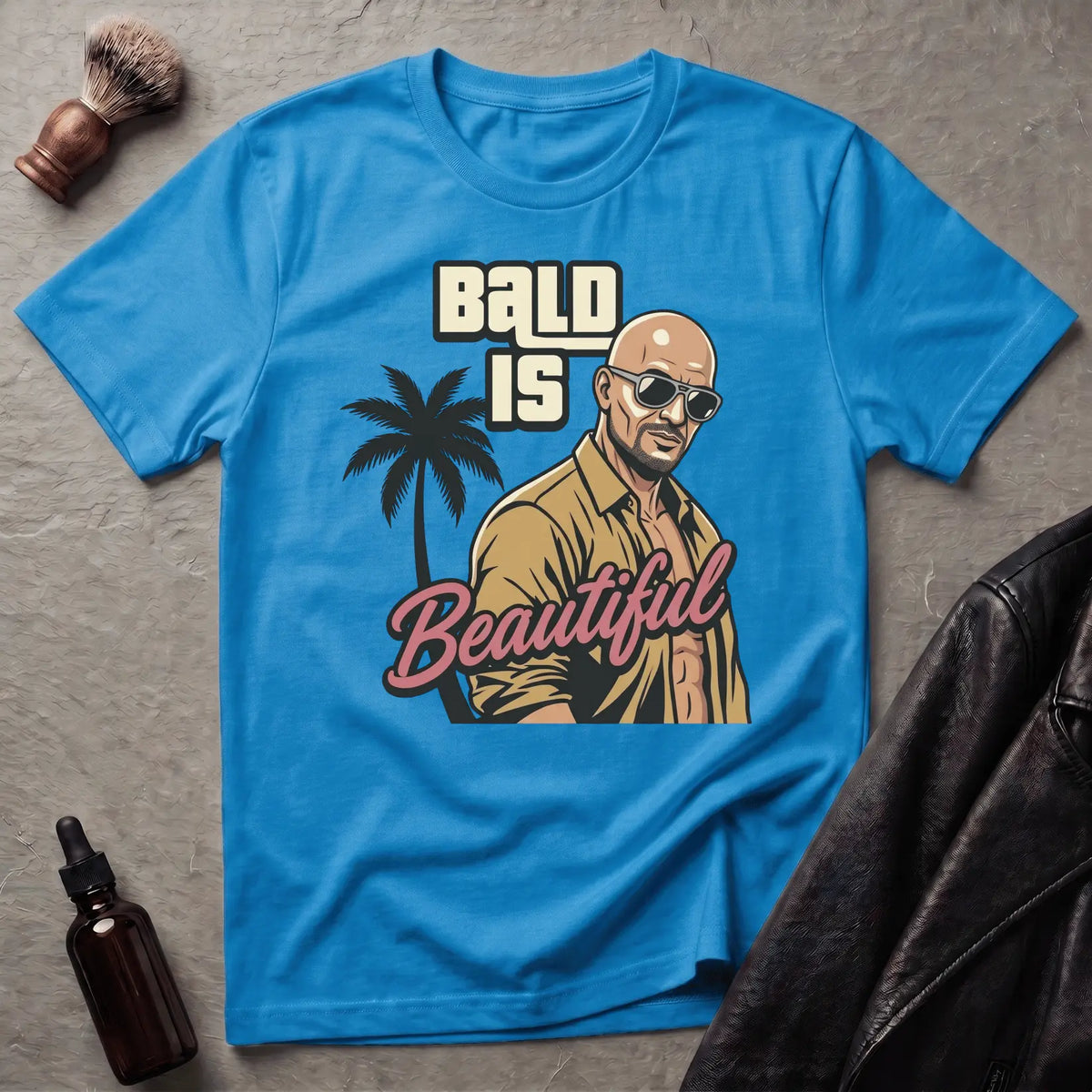 Bald Is Beautiful Player T‑Shirt