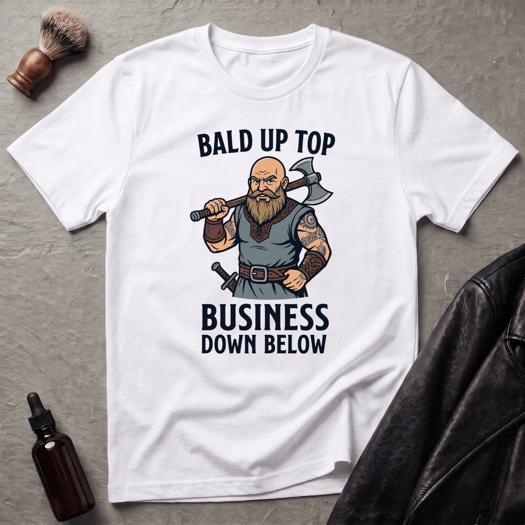 Bald Up Top Viking T‑Shirt