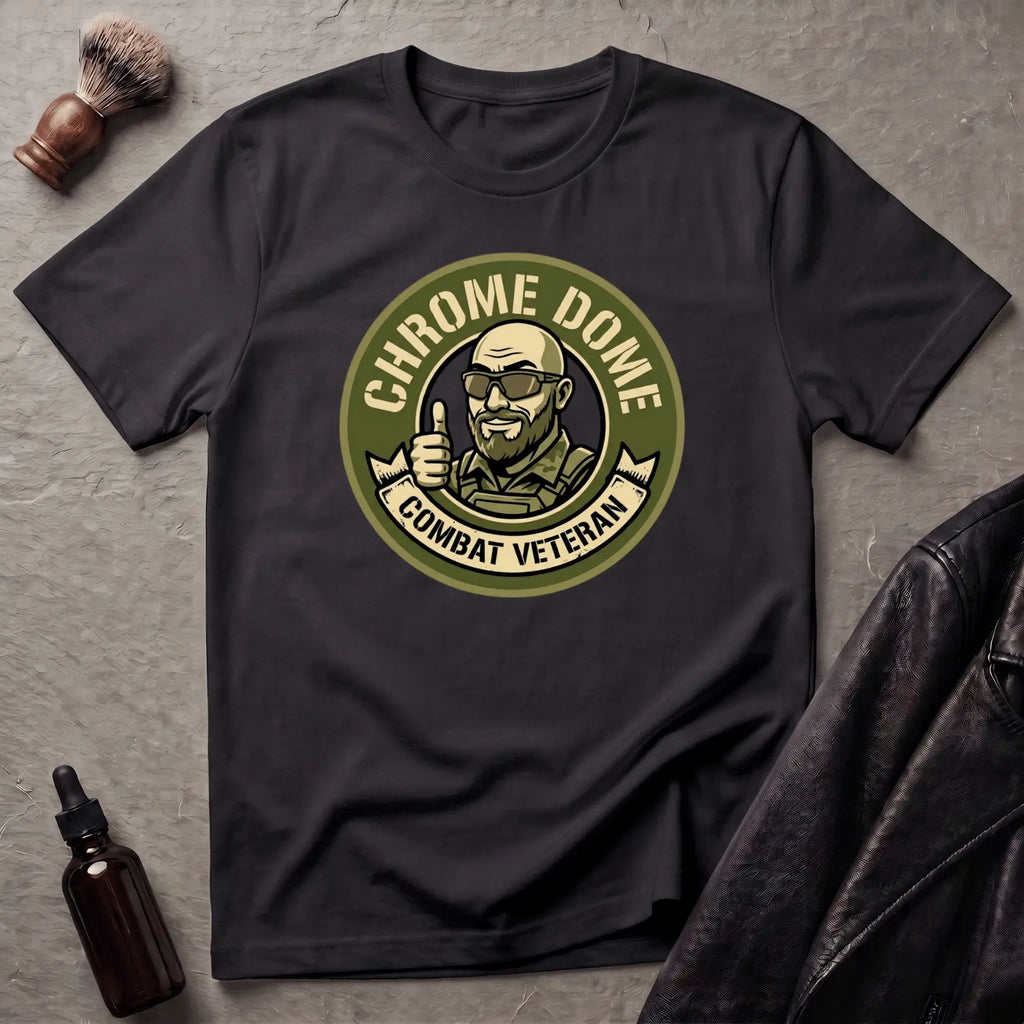 Chrome Dome Military T‑Shirt