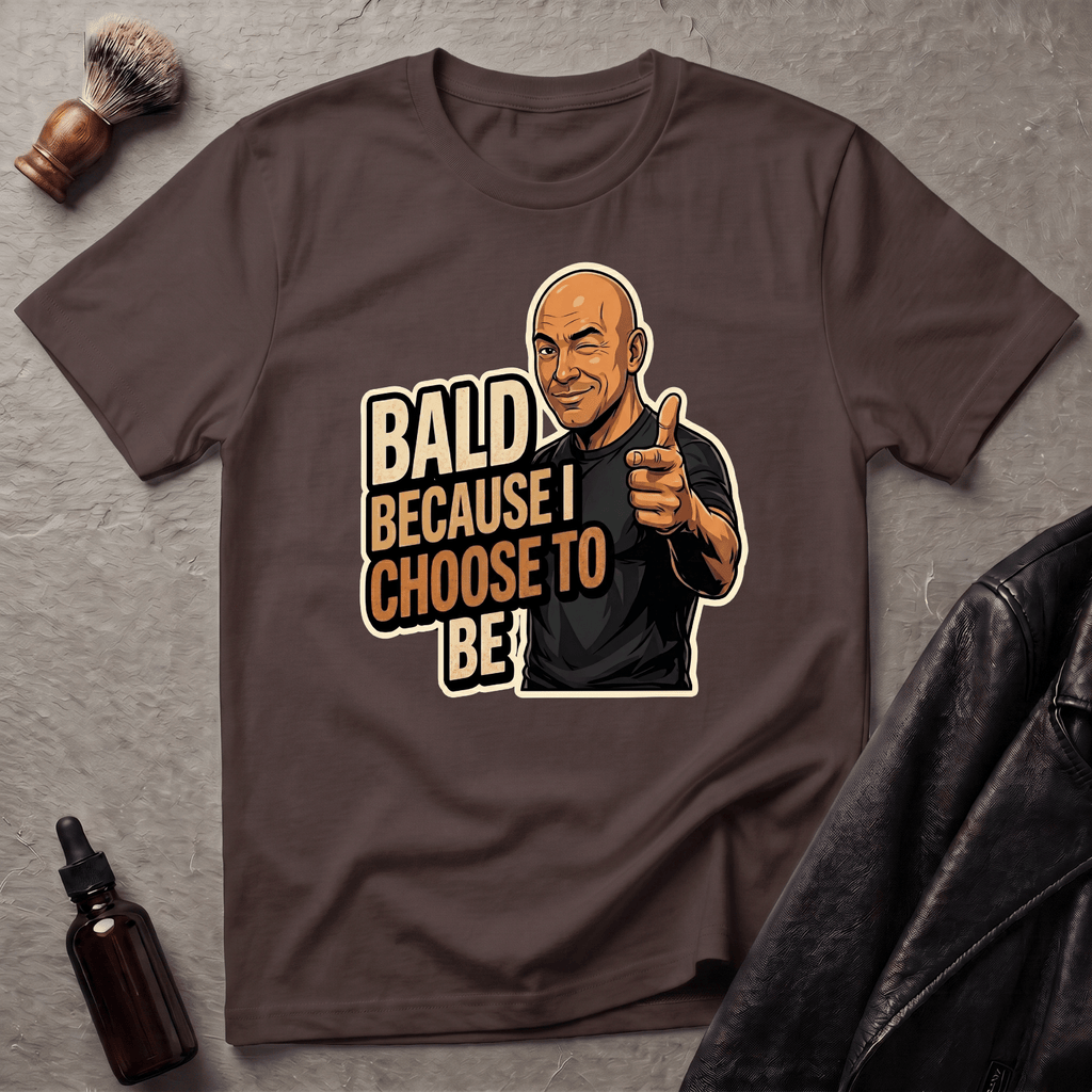Bald Because I Chose To Be T‑Shirt